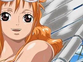 Nami, A Stunning And Alluring Woman, Flaunting Her Bikini In The One Piece 124 Hentai Video On Redtube